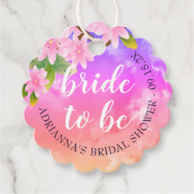 Helles, farbenfrohes Brautparty "Bride to Be"