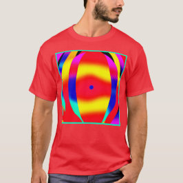 Helles, farbiges und feines Design T-Shirt