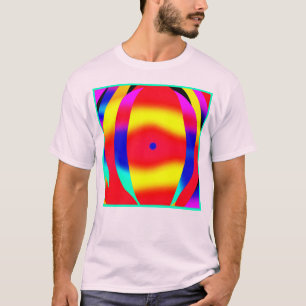 Helles, farbiges und feines Design T-Shirt