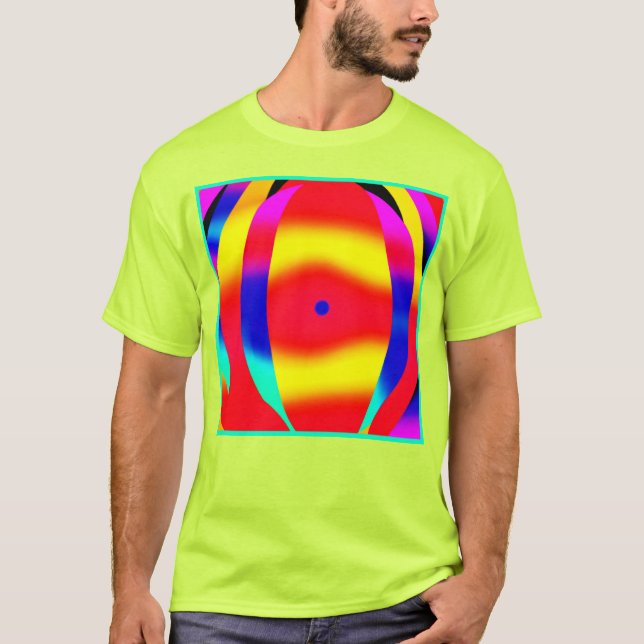 Helles, farbiges und feines Design T-Shirt (Vorderseite)