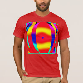 Helles, farbiges und feines Design T-Shirt