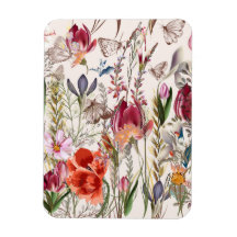 Helles Federfeld. Romantisches Muster