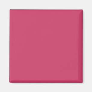 Helles Fuchsia Berry Pink Personalisierter Hinterg Magnet