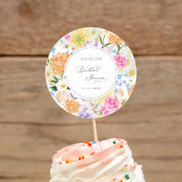 Helles Garden Bloral Summer Brautparty Runder Aufkleber