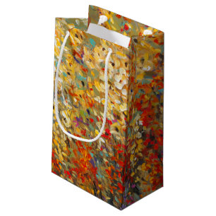Helles Garten-Wandgemälde der Frühlings-Wildblumen Kleine Geschenktüte