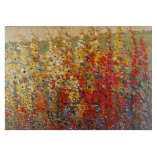 Helles Garten-Wandgemälde der Frühlings-Wildblumen Schneidebrett