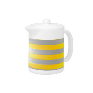 Helles Gelb mit Silberbarren-Tee-Topf