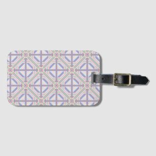 Helles geometrisches Design Gepäckanhänger