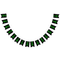 Helles Green Irish Celtic Knot Design auf schwarz