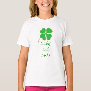 Helles grünes Kleeblatt Gold Docks Lucky Irish T-S T-Shirt