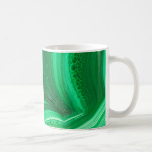 Helles grünes Malachit-Mineral Tasse