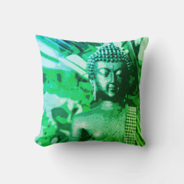 Helles grünes Ombre-Buddha-Meditations-Zen Kissen