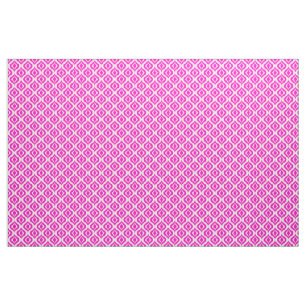 Helles, heiß rosa Retro-Chic Ikat Droptern Stoff