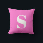 Helles Hot Pink Initial Mit Monogramm Outdoor Pill Kissen<br><div class="desc">Helles Rosa Initial Mit Monogramm Outdoor Kissen. Dekoratives Kissen im Freien mit einem Single. Schnell und einfach personalisieren.</div>