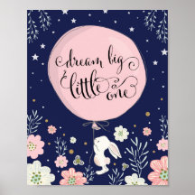 Helles Kinderzimmer Dekoration Rabbit Dream Big Na