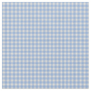 helles königsblaues Gingham-Karo Stoff