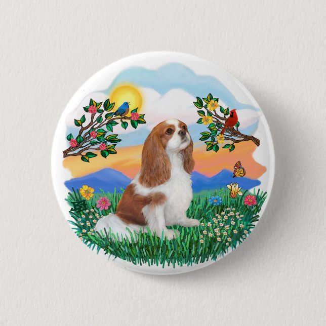 Helles Leben - Cavalier (BL-F) Button (Vorderseite)