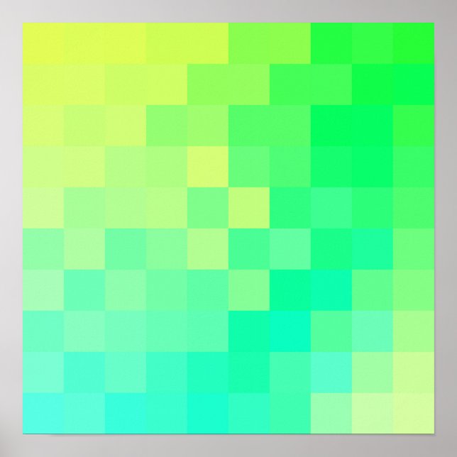Helles, lebendiges Design Poster (Vorne)