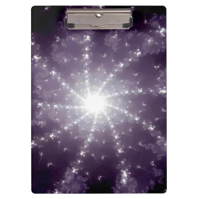 Helles Licht am Ende des Tunnels Klemmbrett (Vorderseite)