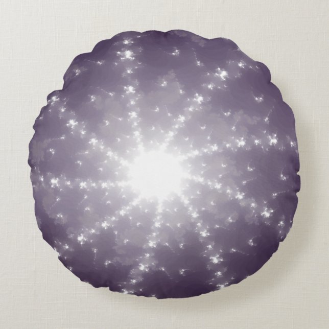 Helles Licht am Ende des Tunnels Rundes Kissen (Vorderseite)