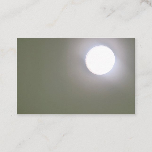 Helles Licht der Visitenkarte (Vorderseite)