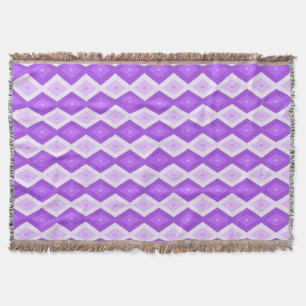 Helles lila Diamantmuster Decke