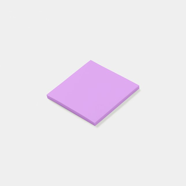 Helles Lila (einfarbig)  Post-it Klebezettel (angewinkelt)