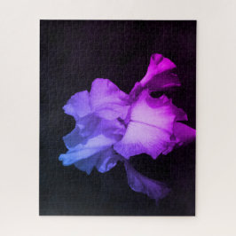 Helles Lila Iris Foto Puzzle