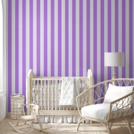 Helles Lila Minimalist Vertikale Streifen Tapete