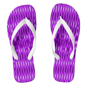 Helles lila weißes Mod Flip Flops