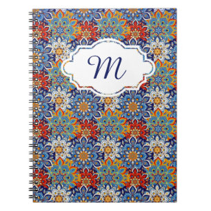 helles Mandala personalisiertes Notizbuch Notizblock