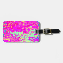 Helles marmorfarbenes Design auf dem Gepäckanhänge Gepäckanhänger