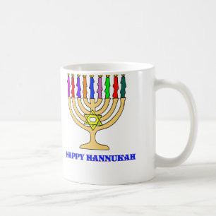 Helles Menorah Kaffeetasse