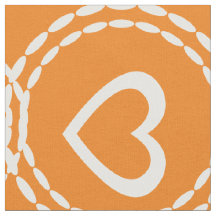 Helles Monogramm- und Herz-Muster