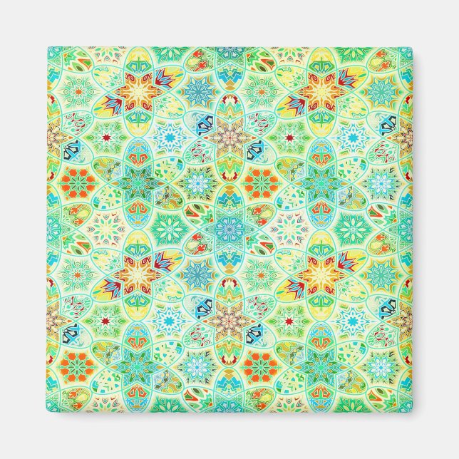 Helles Mosaikfliesen Magnet (Vorne)