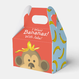 Helles, muffiges Go Bananen Affen Party Geschenkschachtel
