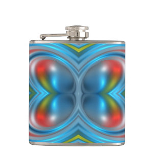 Helles Muster Flachmann