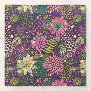 Helles Muster Glasuntersetzer