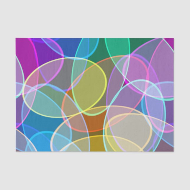 Helles Muster Seidenpapier (Vorderseite)