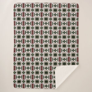 Helles Muster Sherpadecke