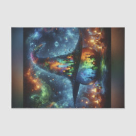 Helles, mystisches Hexenpapier Seidenpapier