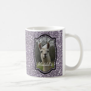 Helles n-Funkelnlama in Smokey Lavendel Tasse
