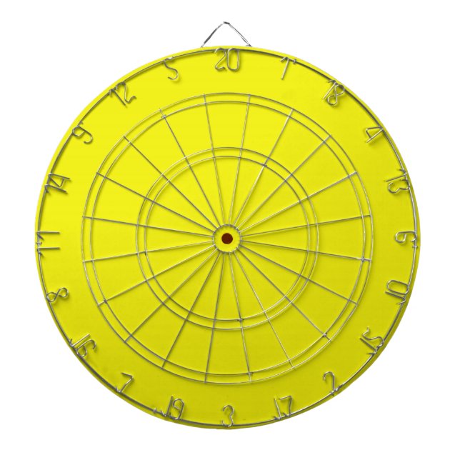 Helles Neon Yellow Dart Board Dartscheibe (vorne)
