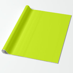 Helles Neongelb-Grün Chartreuse Einheitsfarbe Geschenkpapier