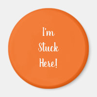 Helles Orange ich bin hier im Magnet des weißen Te