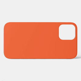 Helles Orange Minimalistisches Einheitliches Hinte Case-Mate iPhone Hülle