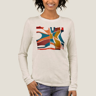 Helles Orange Rust Gold Aquamarin, kühl, MCM Look Tri-Blend Shirt