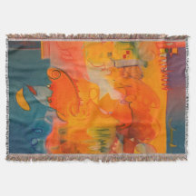 Helles Orange und Aquamarines Blanken