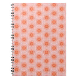 Helles Orange und Pfirsichrosa Notizblock