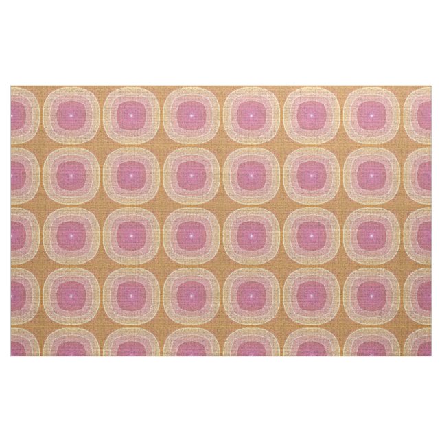 Helles Pastell Pink Gelb Ocker Bali Batik Muster Stoff (Fat Quarter (45,7 x 55,9 cm))